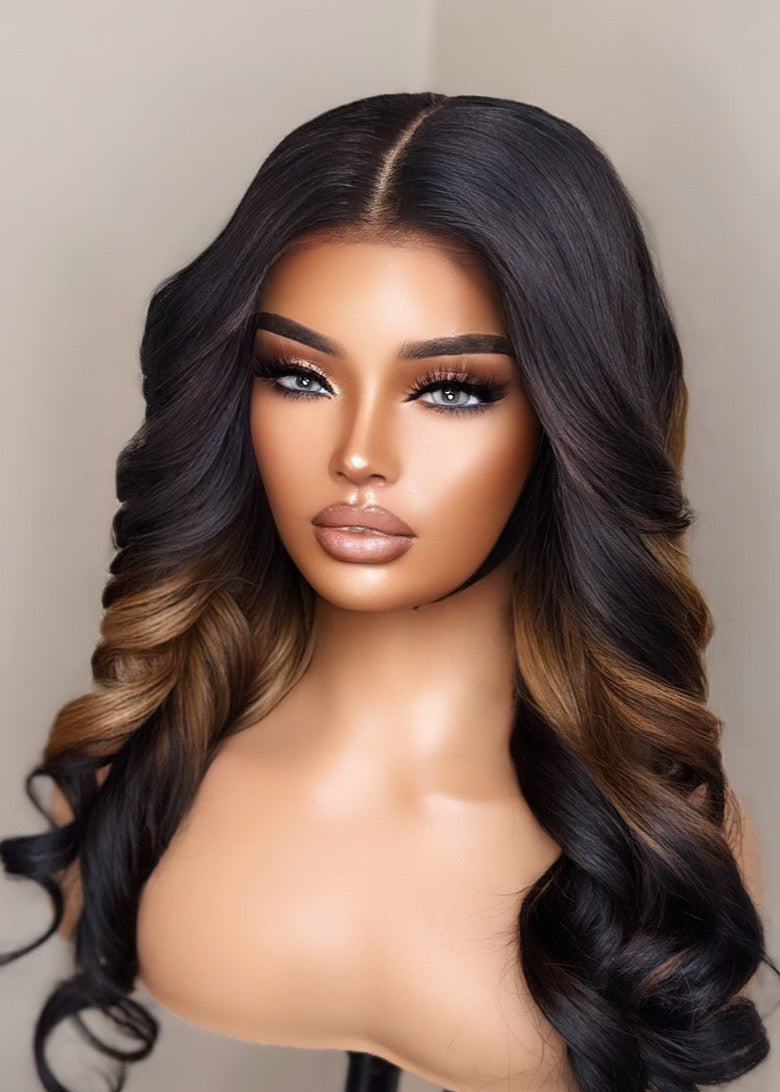 Nancy lace closure wig