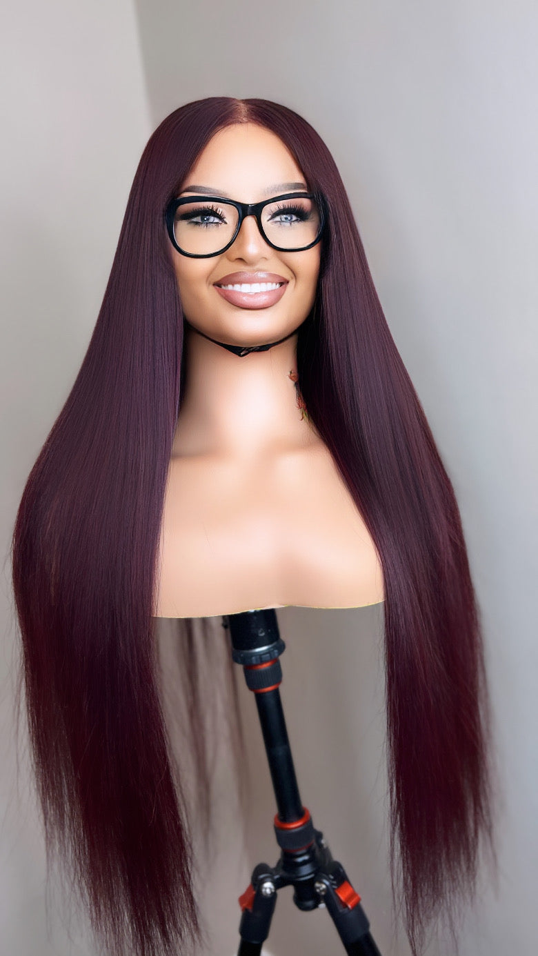 Ruby - luxury Bone straight Closure Wig