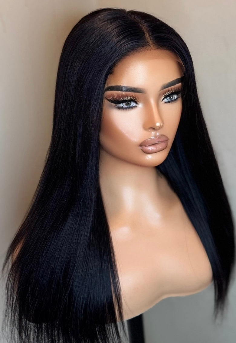 Jacky  - Jet black 5x5 lace closure Wig