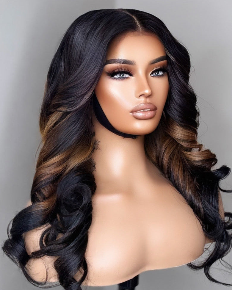Nancy lace closure wig