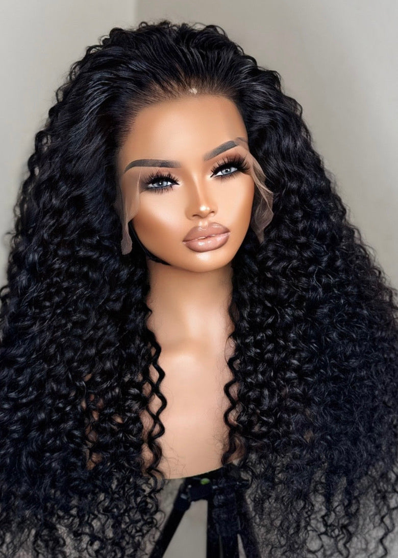 FOXY  - HD LACE FRONTAL WIG   JET BLACK