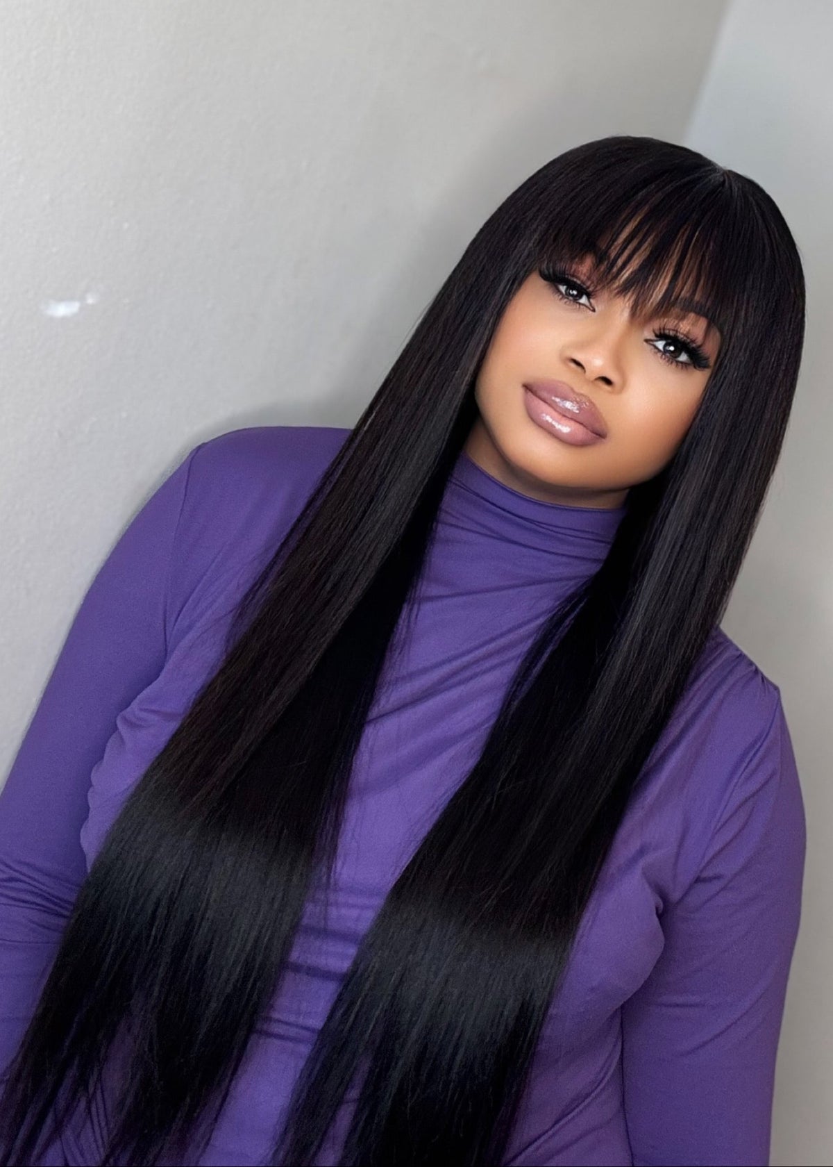 Chloe - Wispy Full Fringe Wig