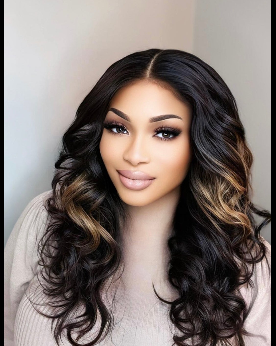 Nancy lace closure wig