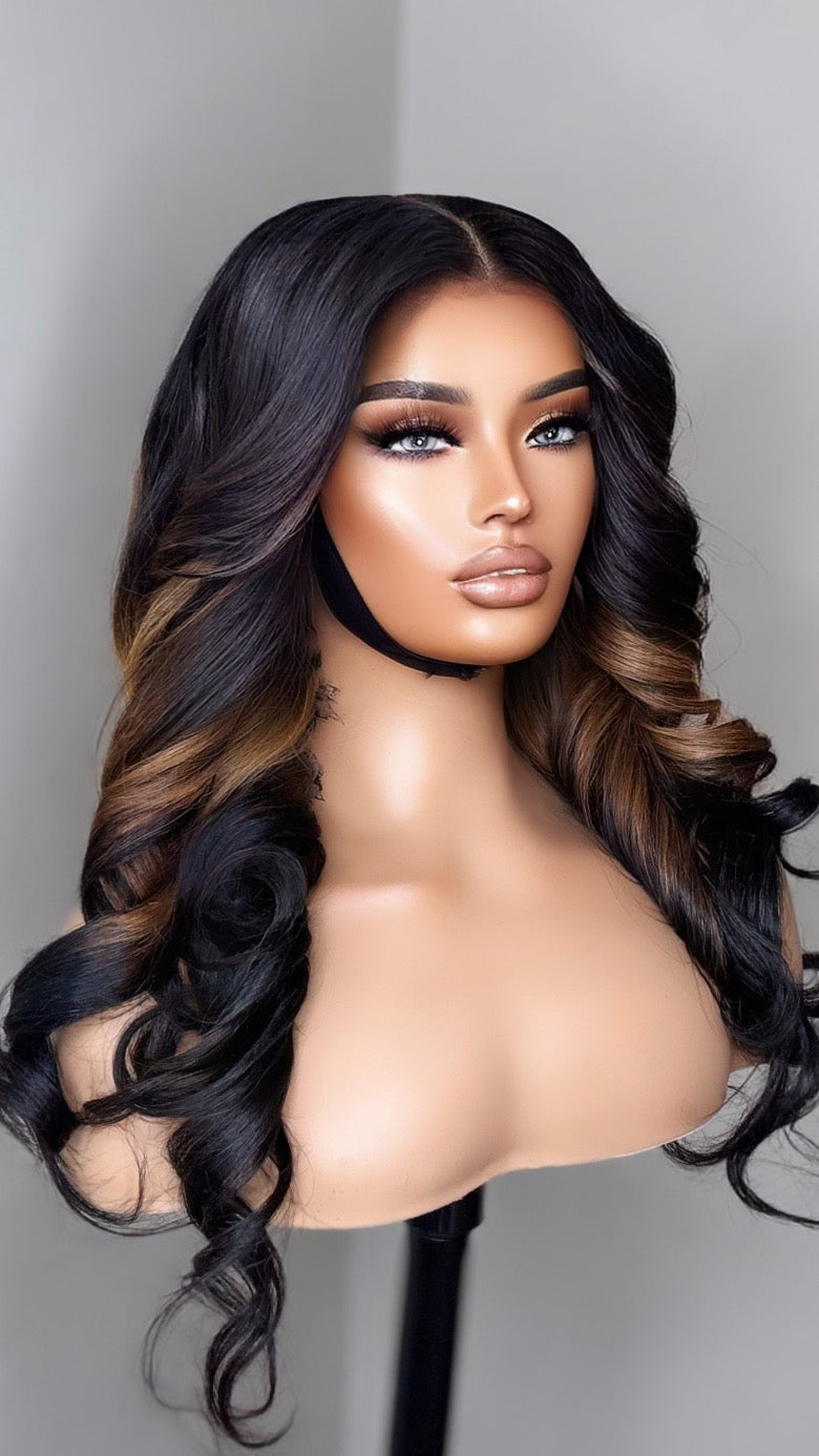 Nancy lace closure wig