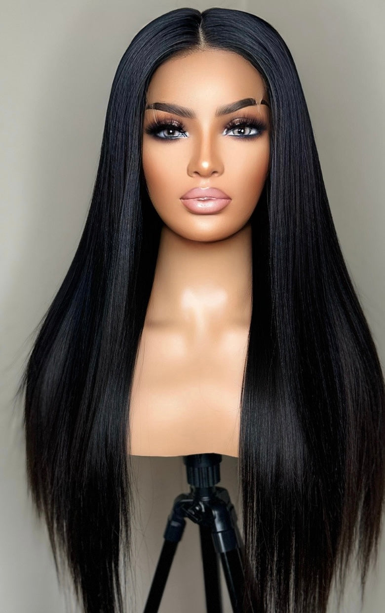 Jacky  - Jet black 5x5 lace closure Wig