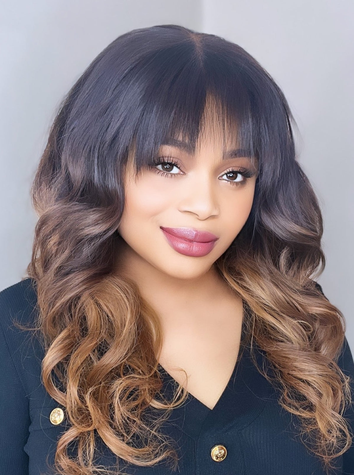 Franky- Ombre fringe wig