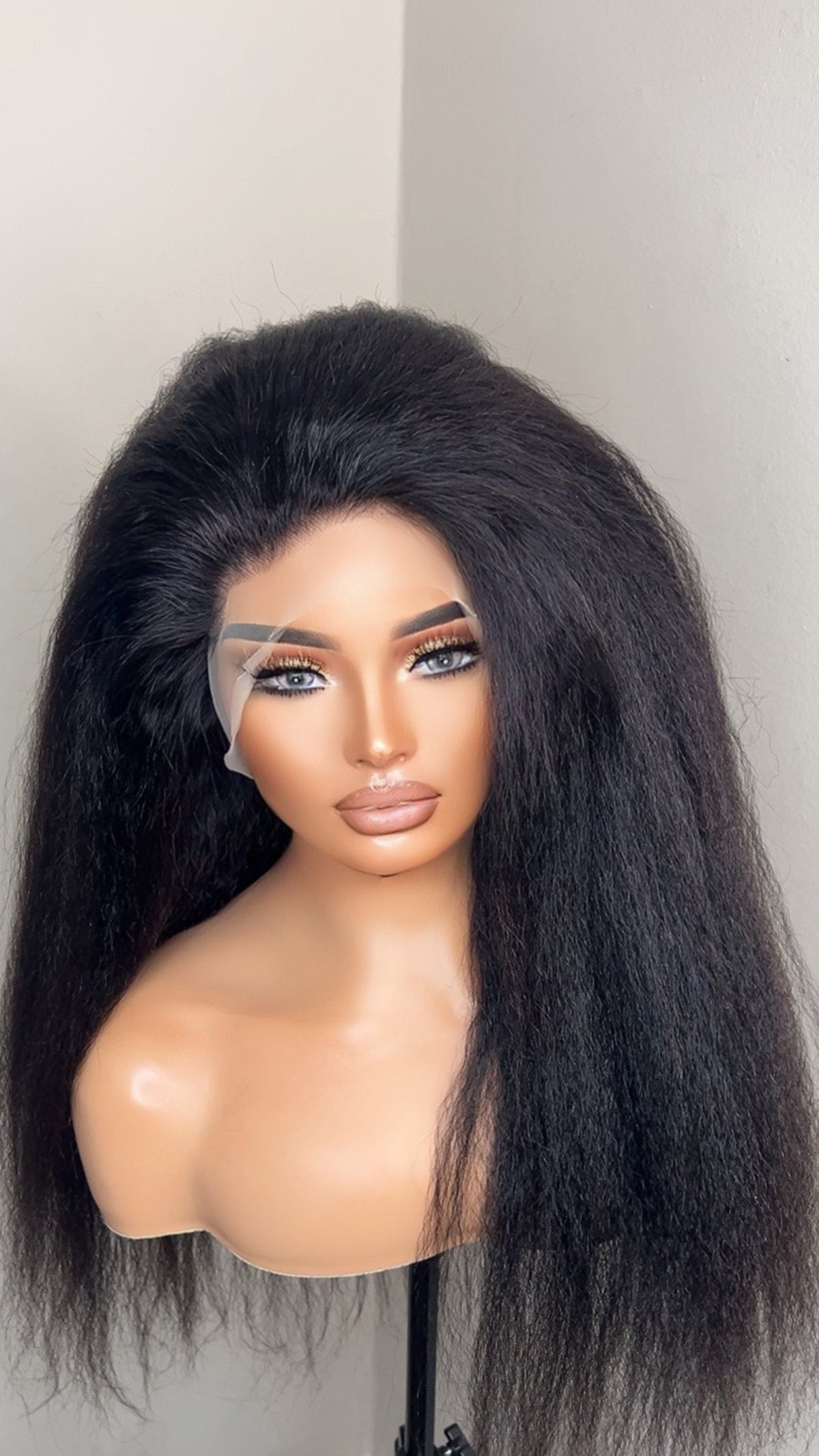 Donna – Kinky Straight 360 Lace Frontal Wig