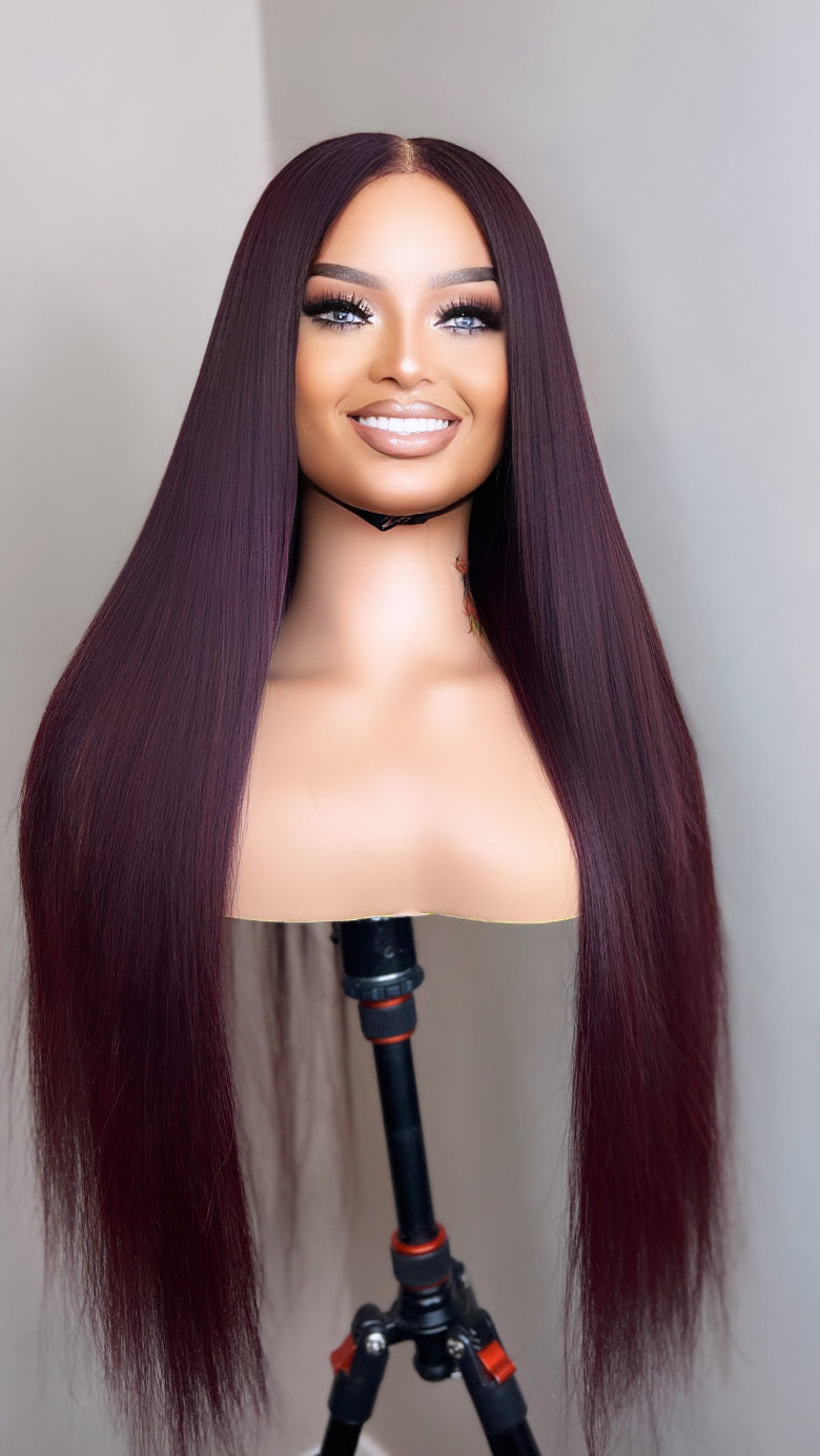 Ruby - luxury Bone straight Closure Wig