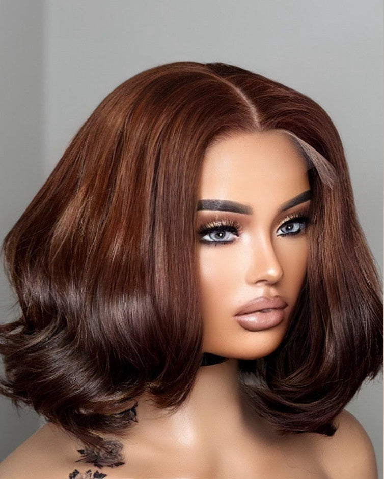 Megan  — Bouncy  lace closure wig
