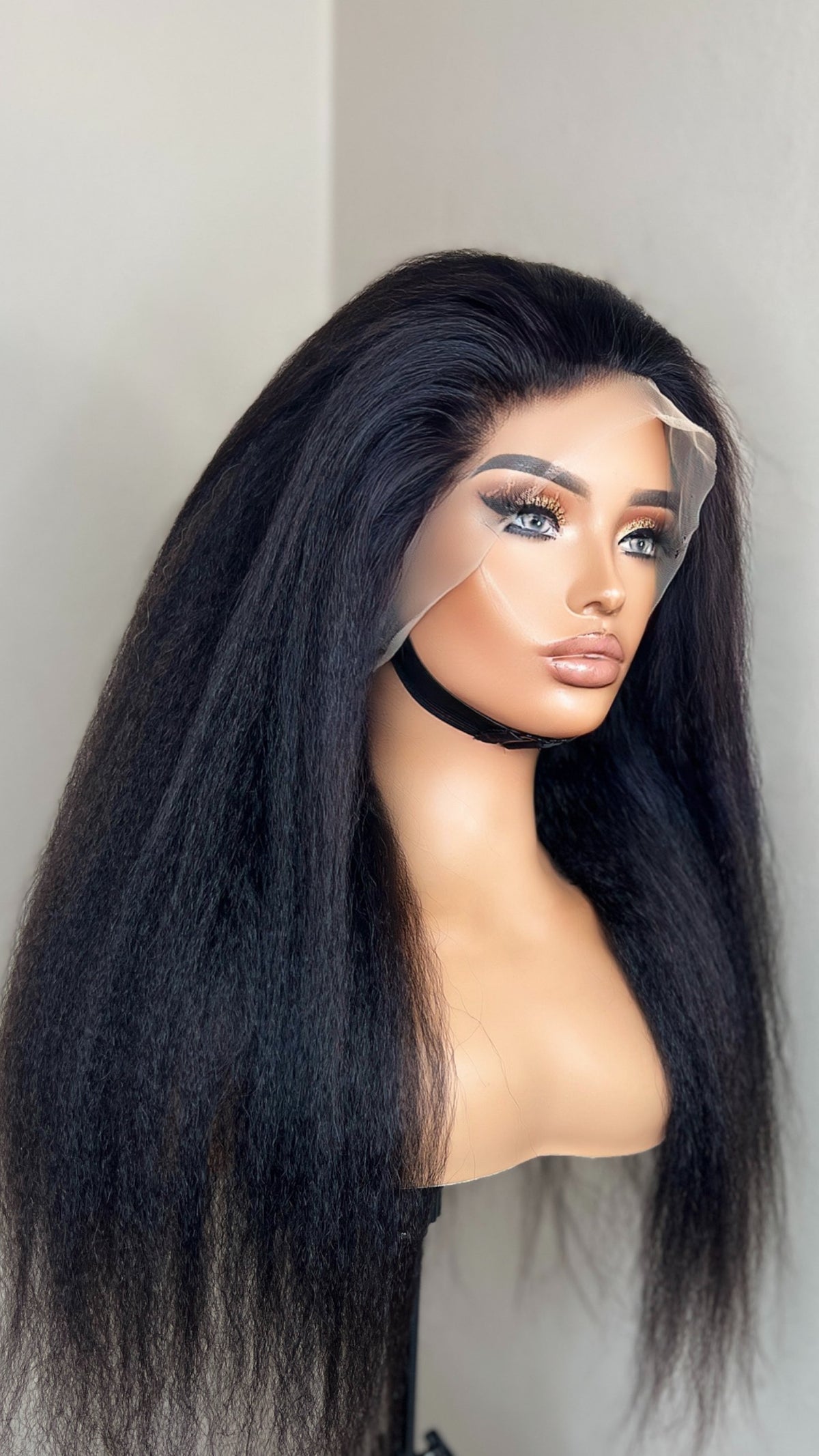 Donna – Kinky Straight 360 Lace Frontal Wig