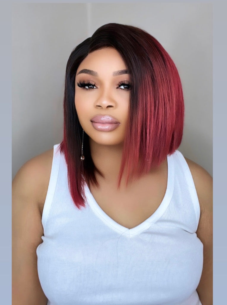 Steph- lace  Closure Bob Wig