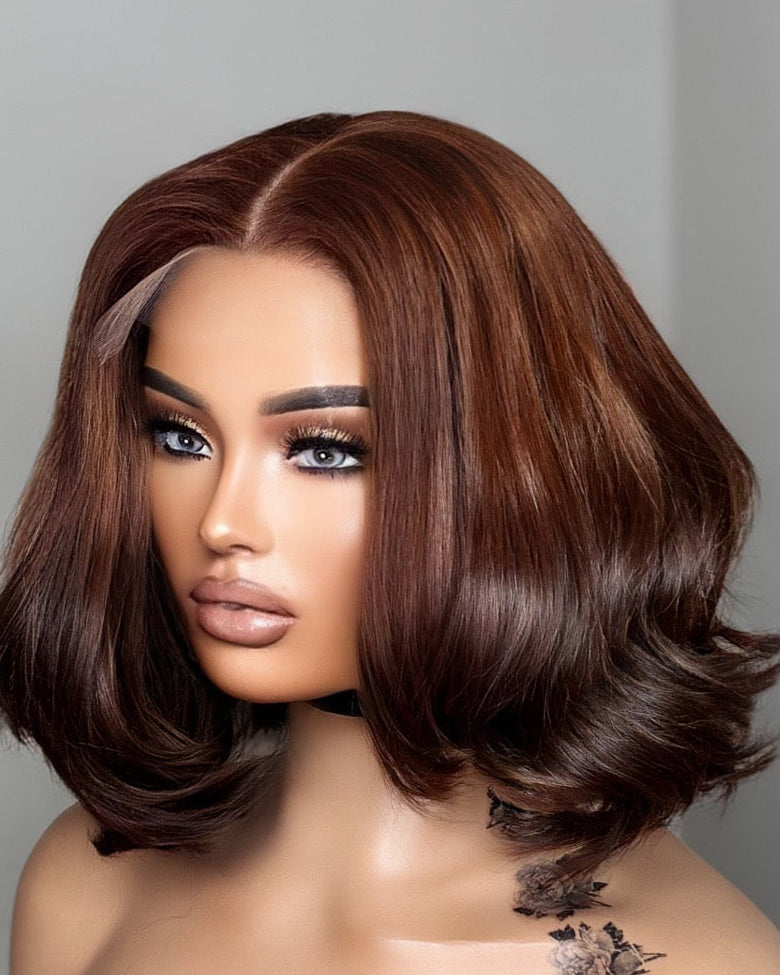 Megan  — Bouncy  lace closure wig