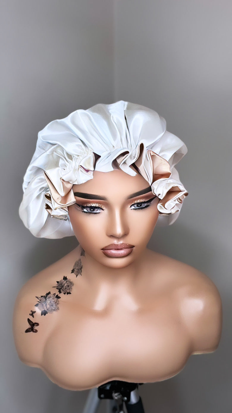 Double Layer Satin Bonnet