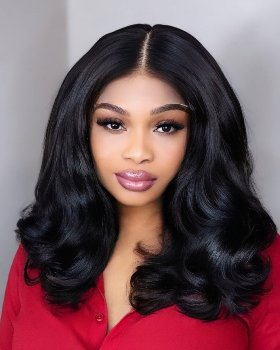Nelly- Layered  Lace Closure Wig