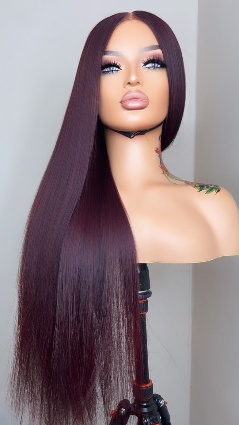 Ruby - luxury Bone straight Closure Wig