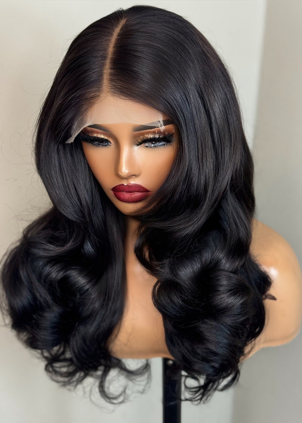 Nelly- Layered  Lace Closure Wig