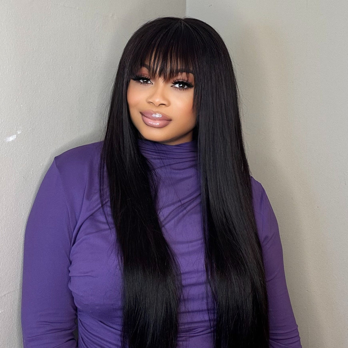 Chloe - Wispy Full Fringe Wig