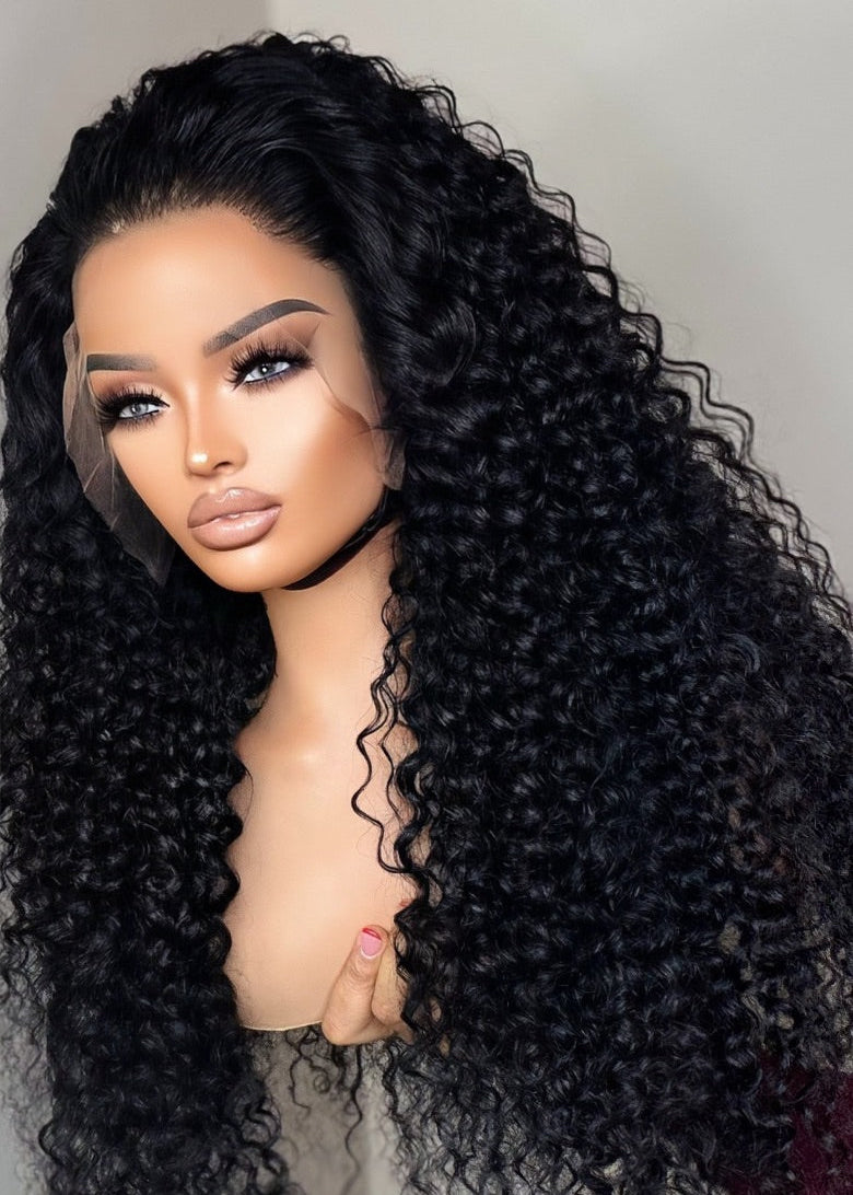 FOXY  - HD LACE FRONTAL WIG   JET BLACK