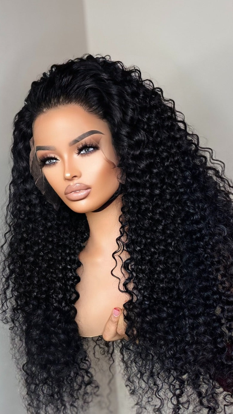 FOXY  - HD LACE FRONTAL WIG   JET BLACK