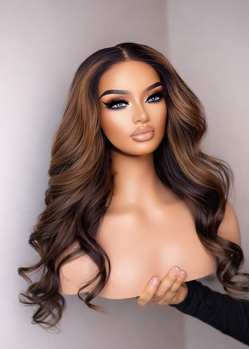 AMARA- Soft   Layered  5x5 HD closure wig