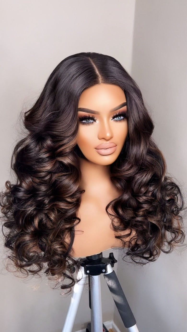 AMARA-  5x5 HD lace closure wig