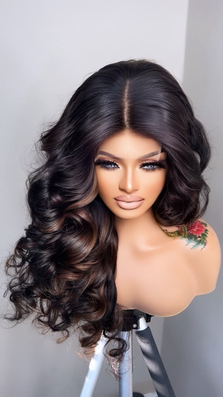 AMARA-  5x5 HD lace closure wig