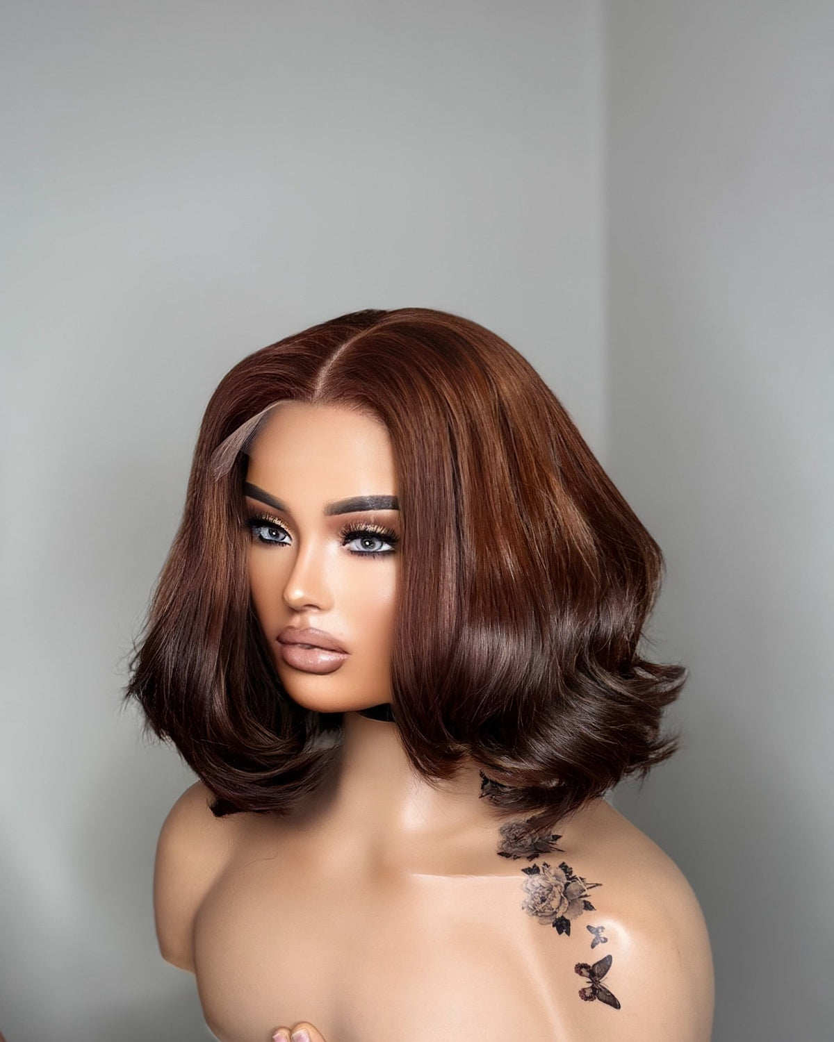 Megan  — Bouncy  lace closure wig