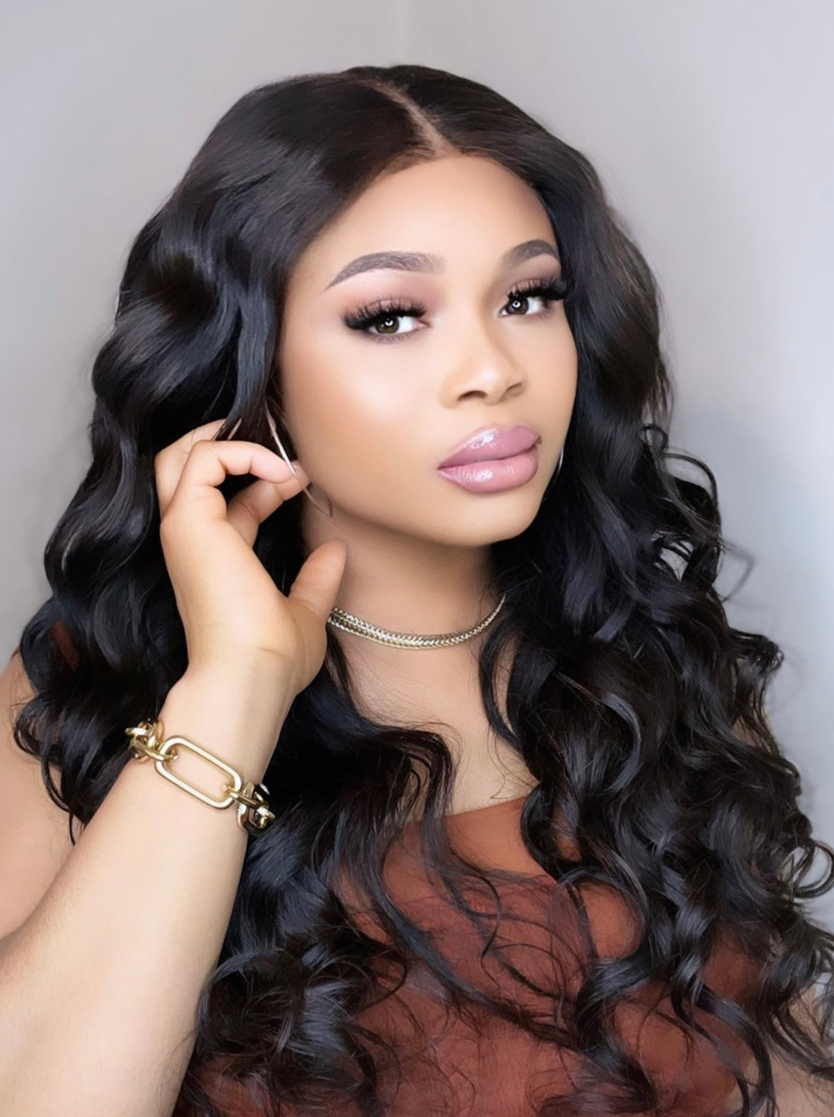 Nene HD lace closure wig