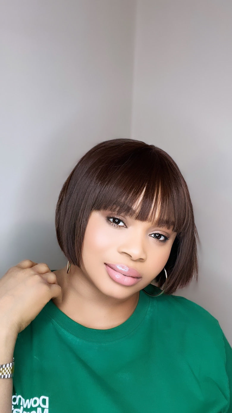 Denise Bob Bang/Fringe  Wig
