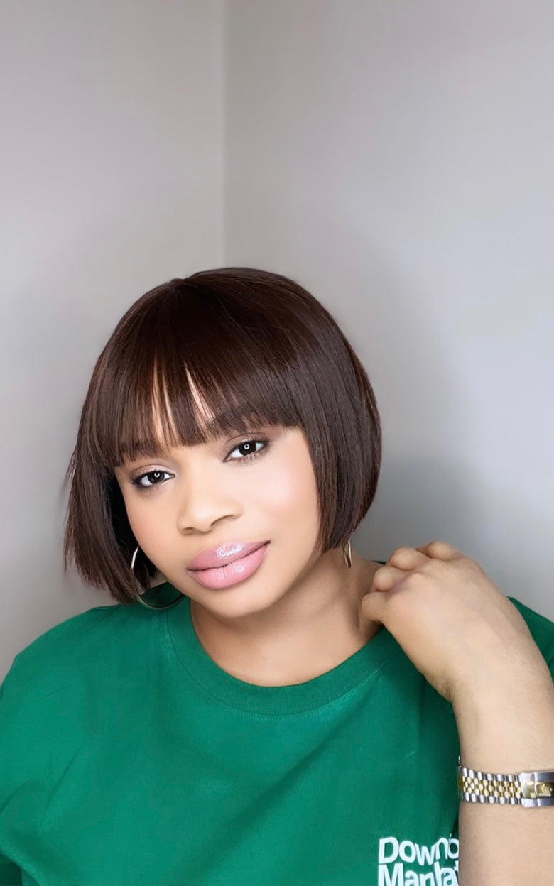 Denise Bob Bang/Fringe  Wig