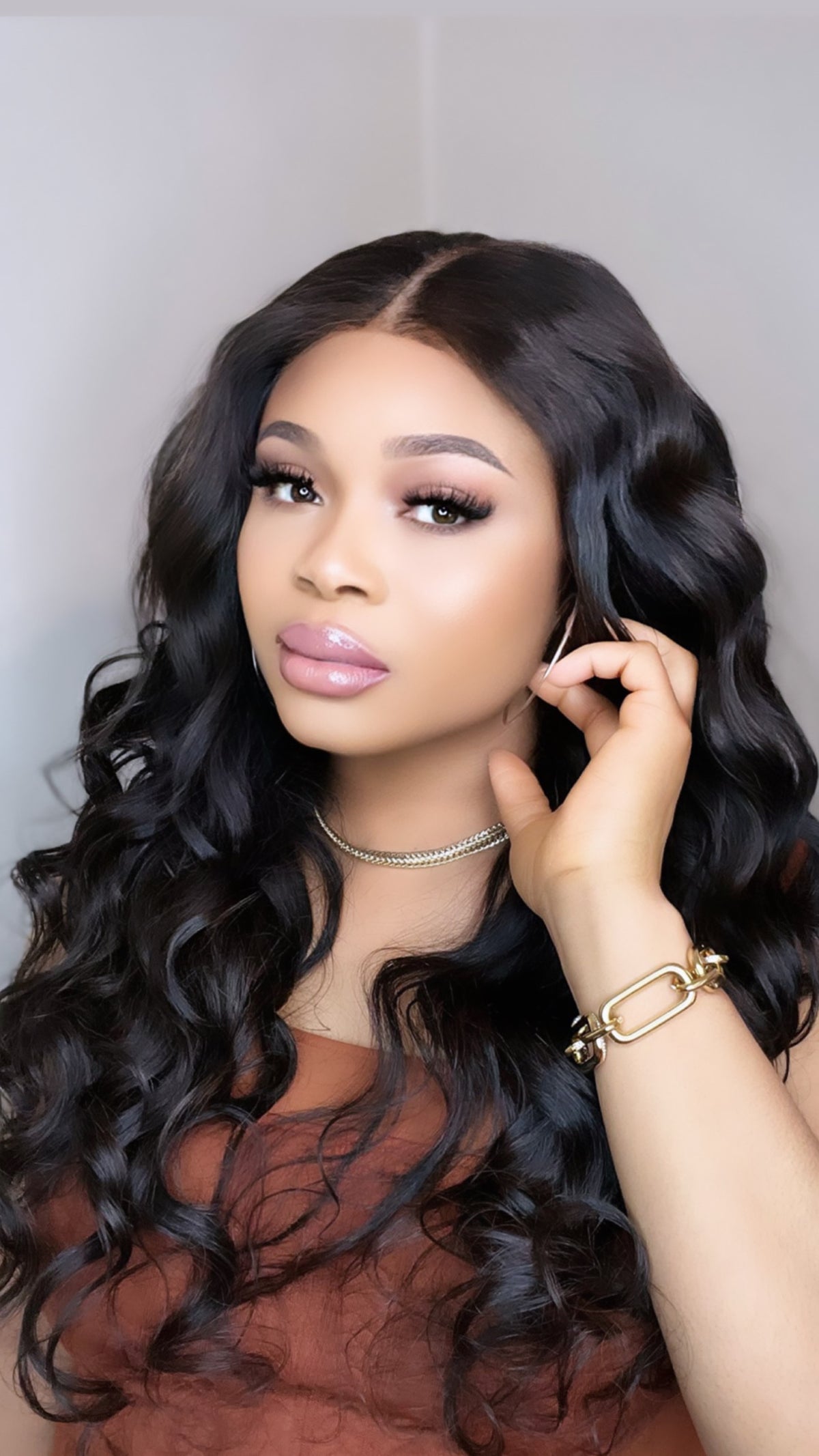 Nene HD lace closure wig