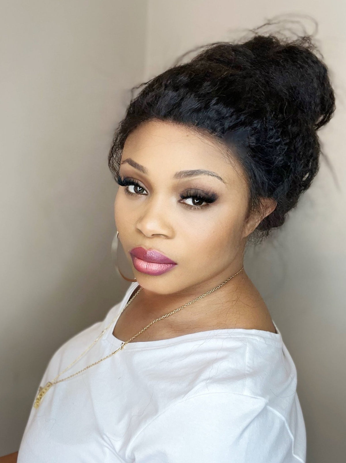 Donna – Kinky Straight 360 Lace Frontal Wig - Chihairs